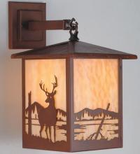 Meyda Blue 98564 - 9"W Seneca Deer Creek Hanging Wall Sconce