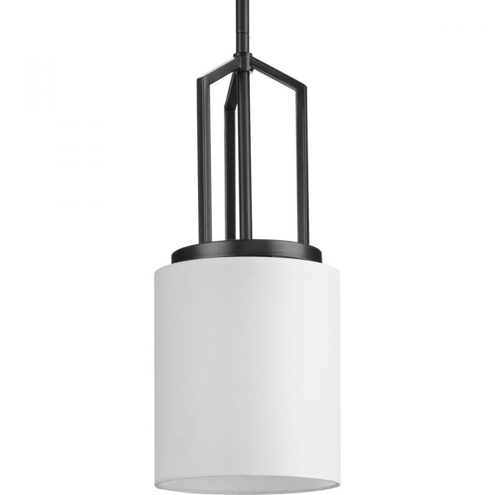 Goodwin Collection One-Light Matte Black Modern Farmhouse Pendant