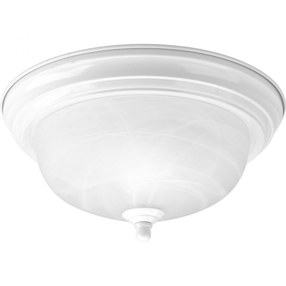 One-Light Dome Glass 11-3/8" Close-to-Ceiling