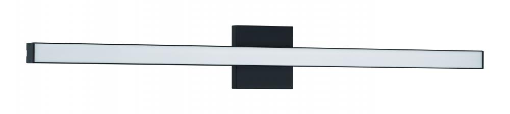 Trim 1 Light 36" LED Vanity in Flat Black