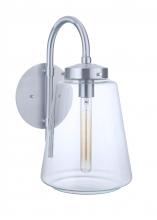 Craftmade ZA3824-SA - Laclede 1 Light Large Outdoor Wall Lantern in Satin Aluminum