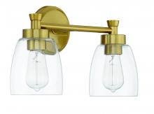 Craftmade 12716SB2 - Henning 2 Light Vanity in Satin Brass