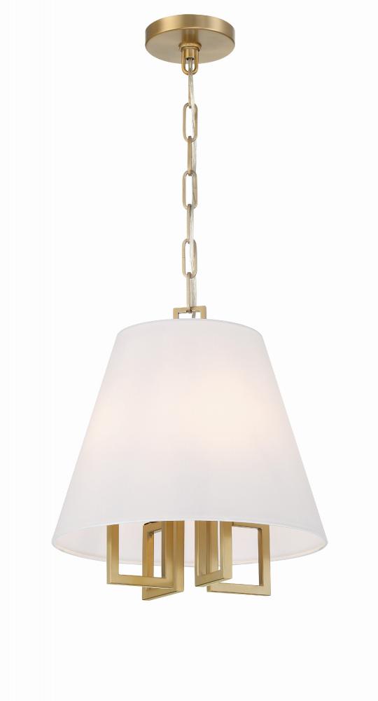 Libby Langdon Westwood 4 Light Vibrant Gold Pendant