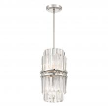 Crystorama HAY-1401-PN - Hayes 4 Light Polished Nickel Pendant