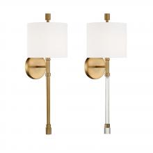 Crystorama RAC-A3501-VG - Rachel 1 Light Vibrant Gold Sconce