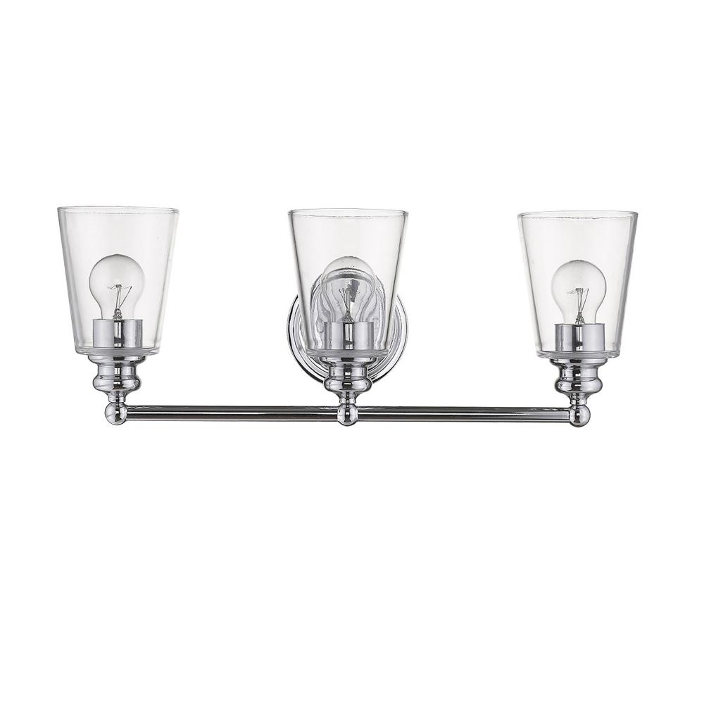 Ceil 3-Light Chrome Vanity