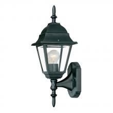 Acclaim Lighting 4001BK - Builder's Choice Collection Wall-Mount 1-Light Outdoor Matte Black Fixture