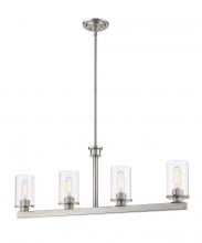 Z-Lite 462-4L-BN - 4 Light Linear Chandelier