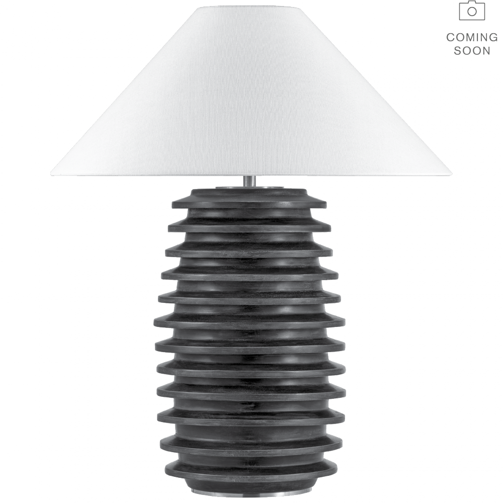 Crenelle 27" Stacked Table Lamp