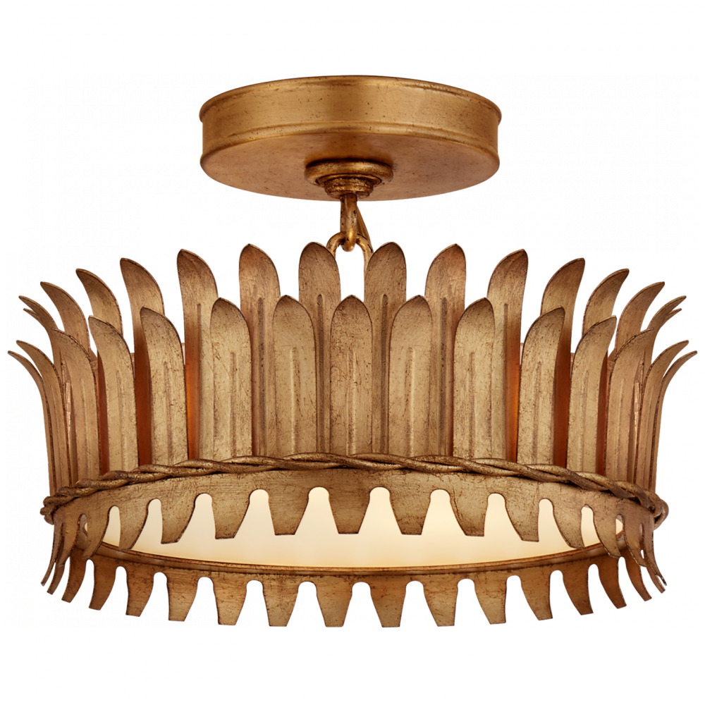 Leslie 12" Semi-Flush