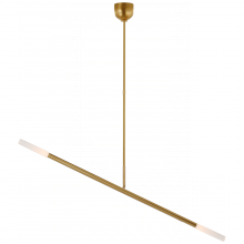 Visual Comfort & Co. Signature Collection KW 5597AB-EC - Rousseau Large Articulating Linear Chandelier