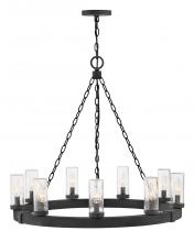 Hinkley Merchant 29208BK - Medium Single Tier Chandelier