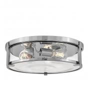 Hinkley Merchant 3243CM-CL - Medium Flush Mount