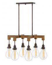 Hinkley Merchant 3268IN - Medium Six Light Linear