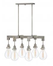 Hinkley Merchant 3268PW - Medium Six Light Linear