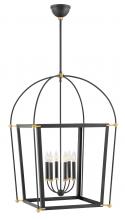 Hinkley Merchant 4056BK - Medium Open Frame Chandelier