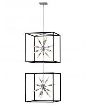 Hinkley Merchant 46316BLK-PN - Large Open Frame Pendant