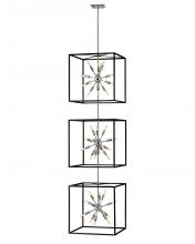 Hinkley Merchant 46318BLK-PN - Double XL Open Frame Pendant