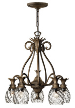 Hinkley Merchant 4885PZ - Small Single Tier Chandelier