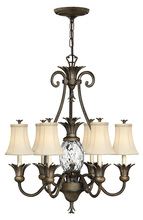 Hinkley Merchant 4886PZ - Medium Single Tier Chandelier