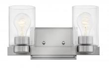 Hinkley Merchant 5052BN-CL - Small Two Light Vanity