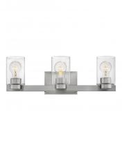 Hinkley Merchant 5053BN-CL - Medium Three Light Vanity