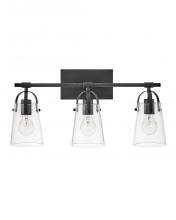 Hinkley Merchant 5133BK - Medium Three Light Vanity