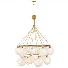 Hinkley Merchant 30308HBR-CO - Extra Large Two Tier Chandelier