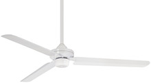 Minka-Aire F729-WHF - Steal - 54" Ceiling Fan