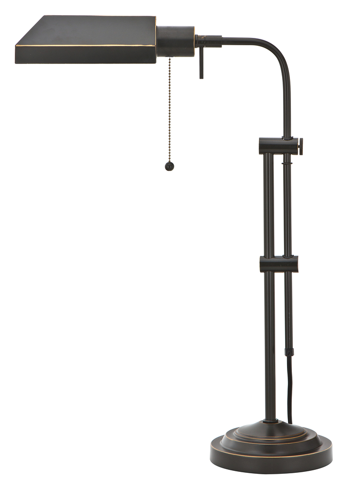 26" Height Metal Table Lamp in Dark Bronze