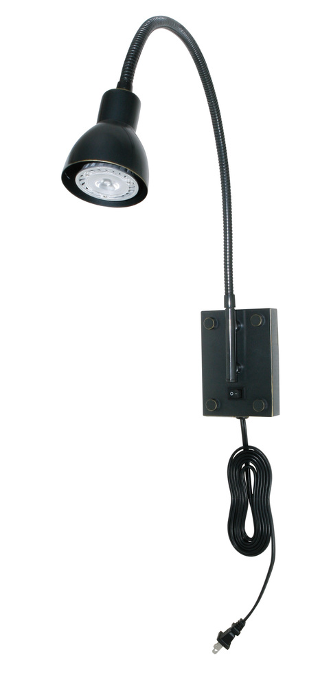 2.62" Height Metal Fixture in Dark Bronze