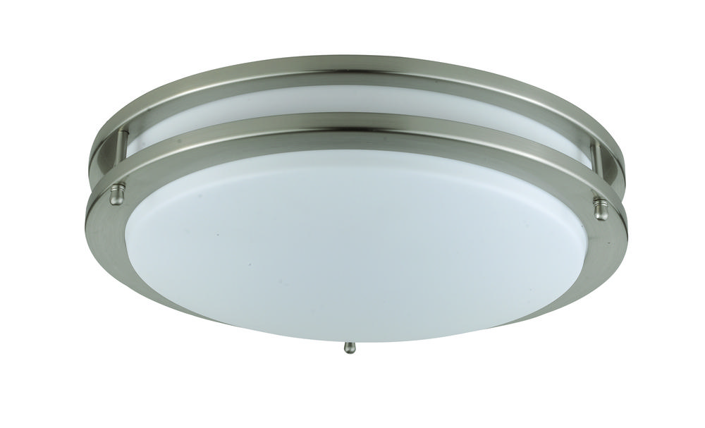 3.75" Height Ceiling Fixture in Brushed Steel