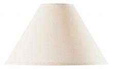 CAL Lighting SH-8108/21-OW - 10" Tall White Fabric Shade