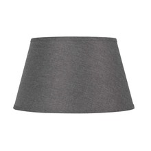 CAL Lighting SH-8112-18C - 11" Height Fabric Shade in Grey Finish