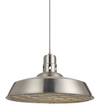 CAL Lighting UP-1112-6-BS - 10.38" Tall Metal Pendant in Rust