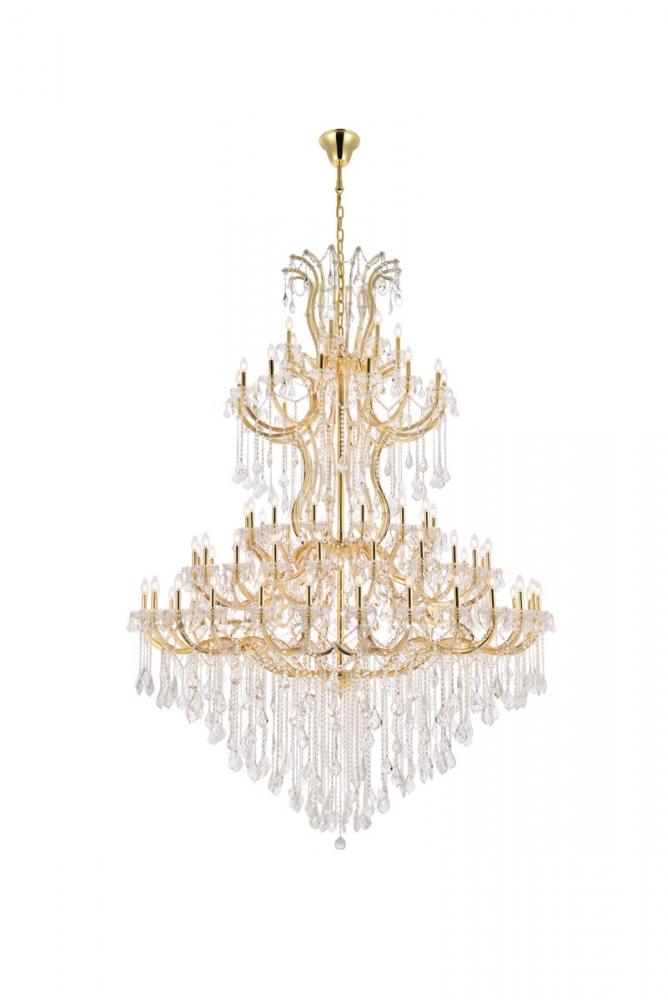 Maria Theresa 84 Light Gold Chandelier Clear Royal Cut Crystal