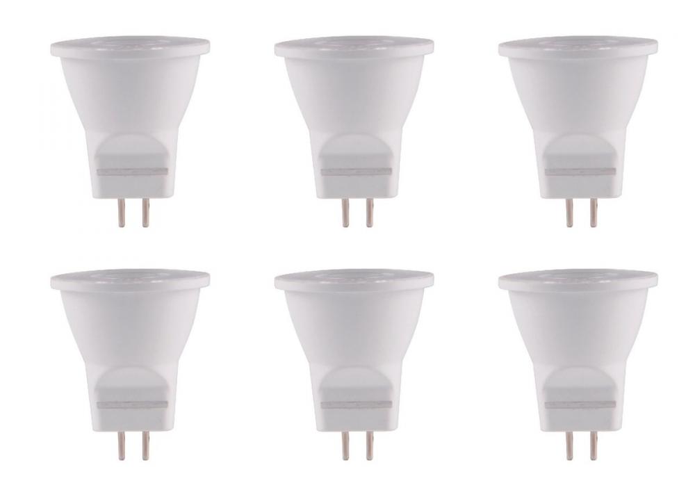 Dimmable 3 W LED Mr11 Light Bulb 3000k Pack of 6