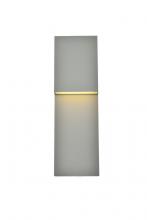 Elegant LDOD4001S - Raine Integrated LED wall sconce in silver