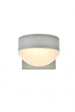 Elegant LDOD4014S - Raine Integrated LED wall sconce in silver