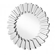 Elegant MR9139 - Sparkle 31.5 in. Contemporary Round Mirror in Clear