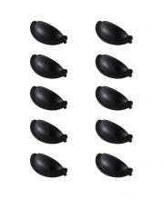 Elegant PL3001-MB-10PK - Claude 2-3/4" Center to Center Matte Black Cup Bar Pull Multipack (Set of 10)