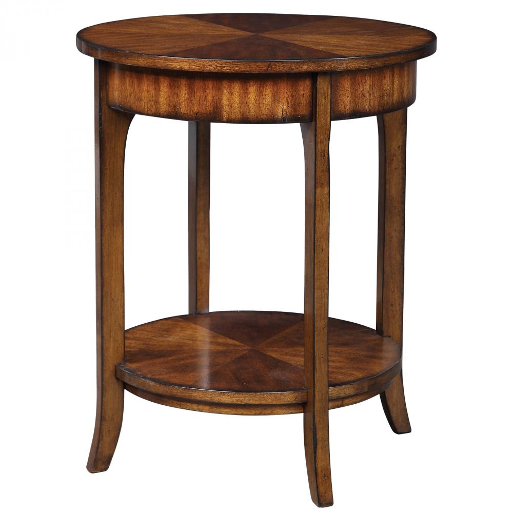 Uttermost Carmel Round Lamp Table