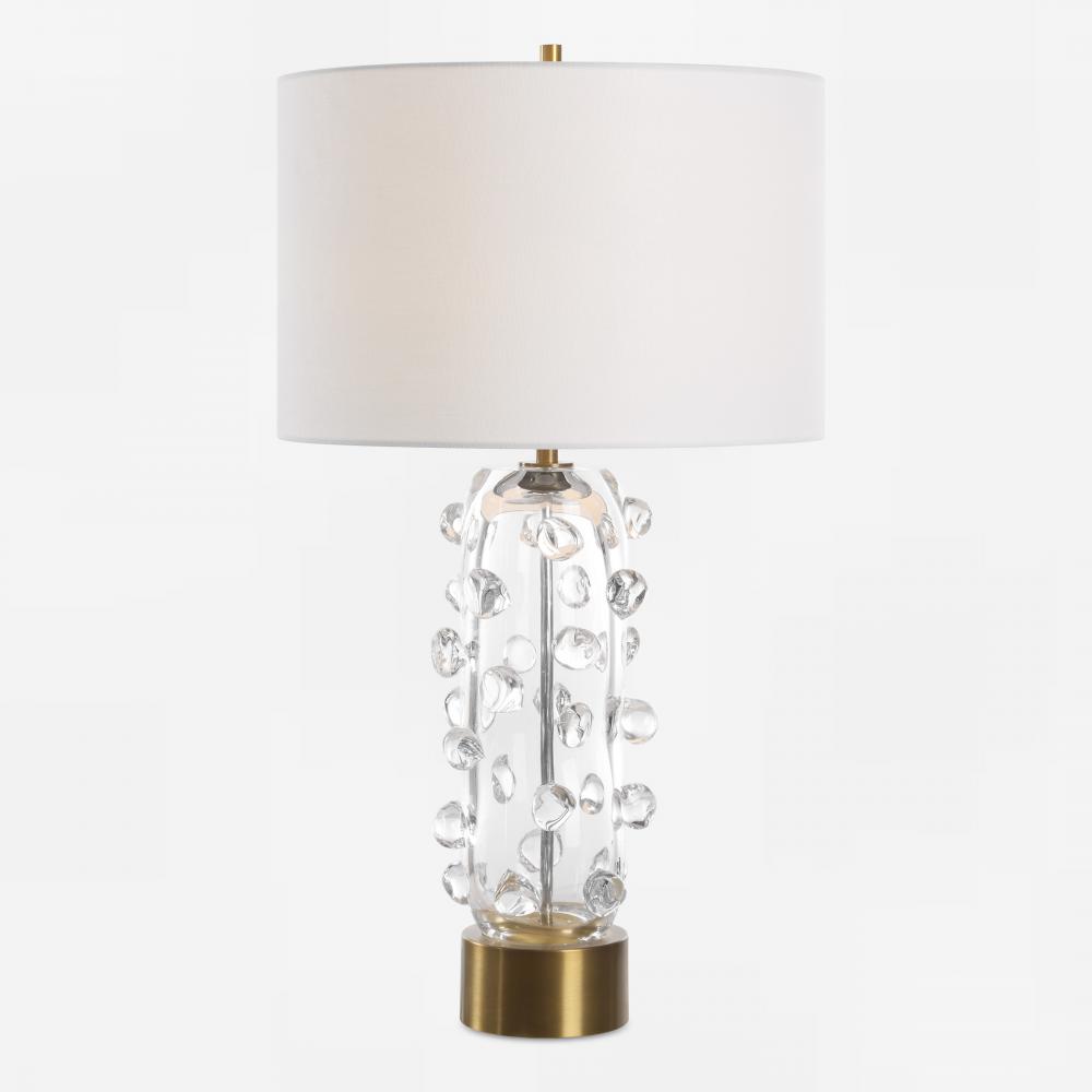 Uttermost Aura Clear Glass Table Lamp