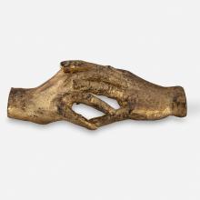 Uttermost 20121 - Uttermost Hold My Hand Gold Sculpture