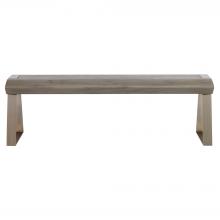 Uttermost 25118 - Uttermost Acai Light Gray Bench