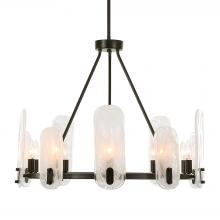 Uttermost 21381 - Uttermost Ellipse 10 Light Dark Bronze Chandelier