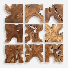 Uttermost 04379 - Uttermost Talia Wood Wall Decor Set/9